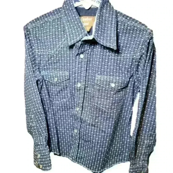 Cowboy Legends boys Western Pearl Snap Size Small (4-6) - Picture 1 of 4